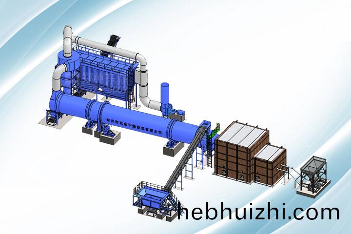 礦粉烘干機技術工藝圖 礦粉烘干機技術工藝圖